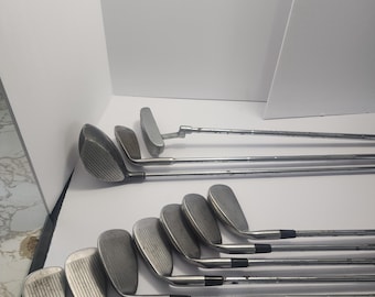 Set De Fers De Golf Wilson Patty Berg 3 à 9 - Pour Femme Droitière - Manche Acier - Occasion