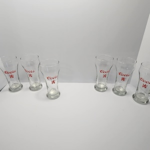 Vintage 1990s Beer Coors Glasses - Glasses - Barware - Beer - Beer Glasses - Advertisements - Coors - Vintage Glass