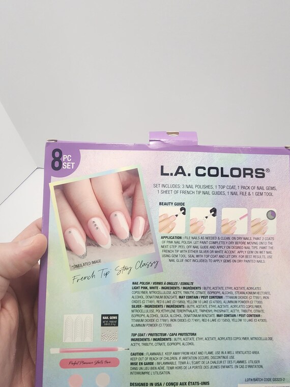 LA Colors All is Bright French Tip Nail Kit - Nails - French Tip