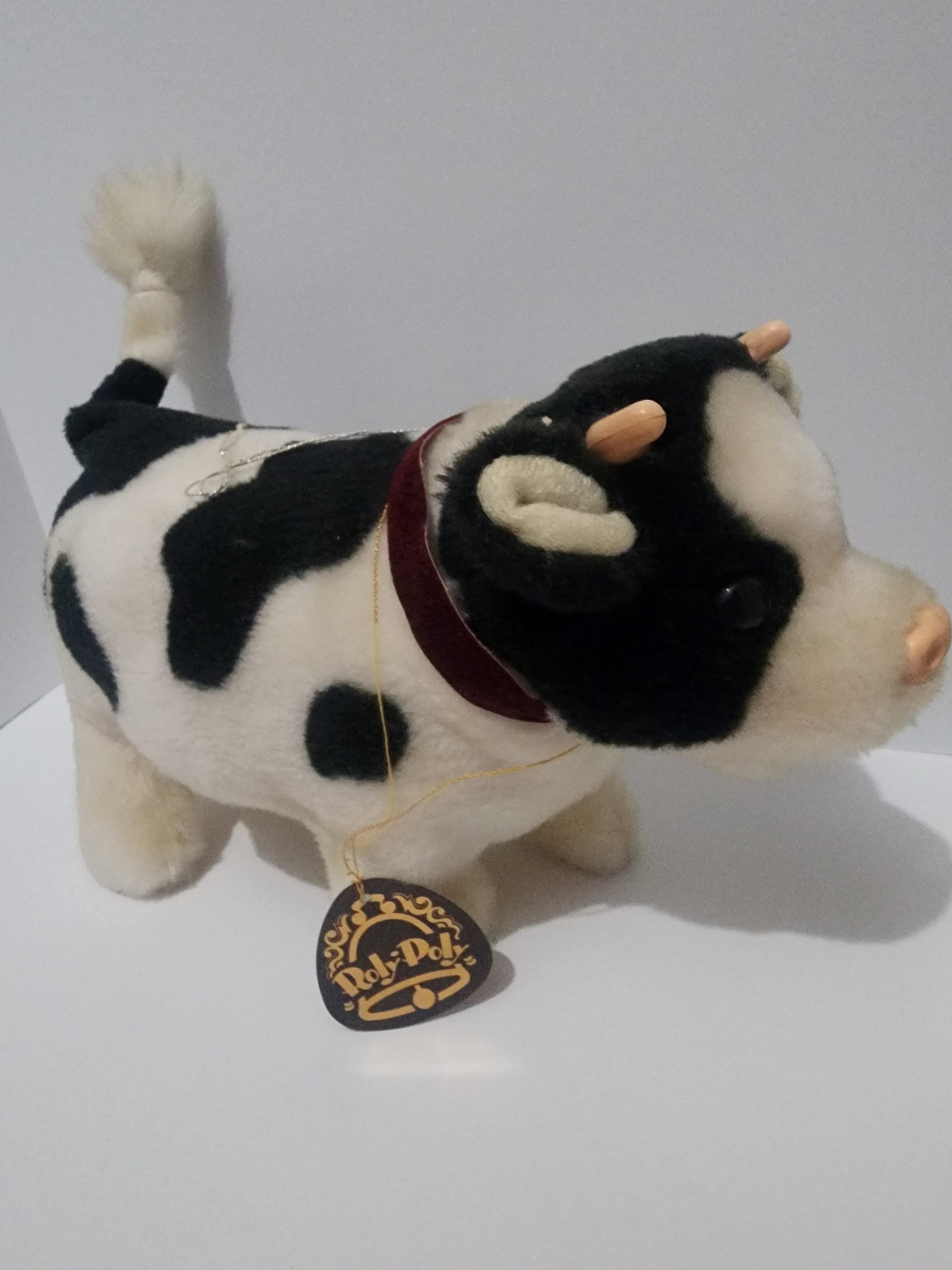Vintage 1980s Iwaya Roly Poly Dairy Cow - Dairy Cows - Milk Glass ...