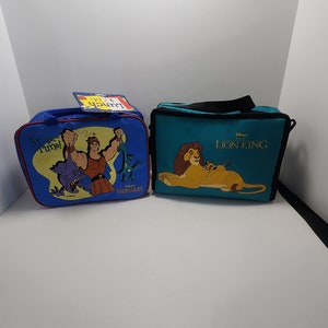 1997 Disney Vintage Lunchbags - Lunch Bag - Lunchbags - Lunchbox - Lunch Box - Disney - Disney Lunchbox - The Lion King - Hercules