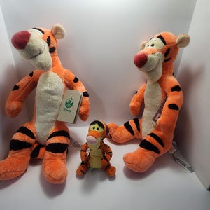 Disney Store Exclusive Winnie The Pooh Tigger Plushies Tiger Tigger  Winnie The Pooh Disney Store Disney Store Plush