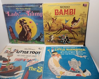 1965年ヴィンテージ「わんわん物語」レコードとストーリーブック