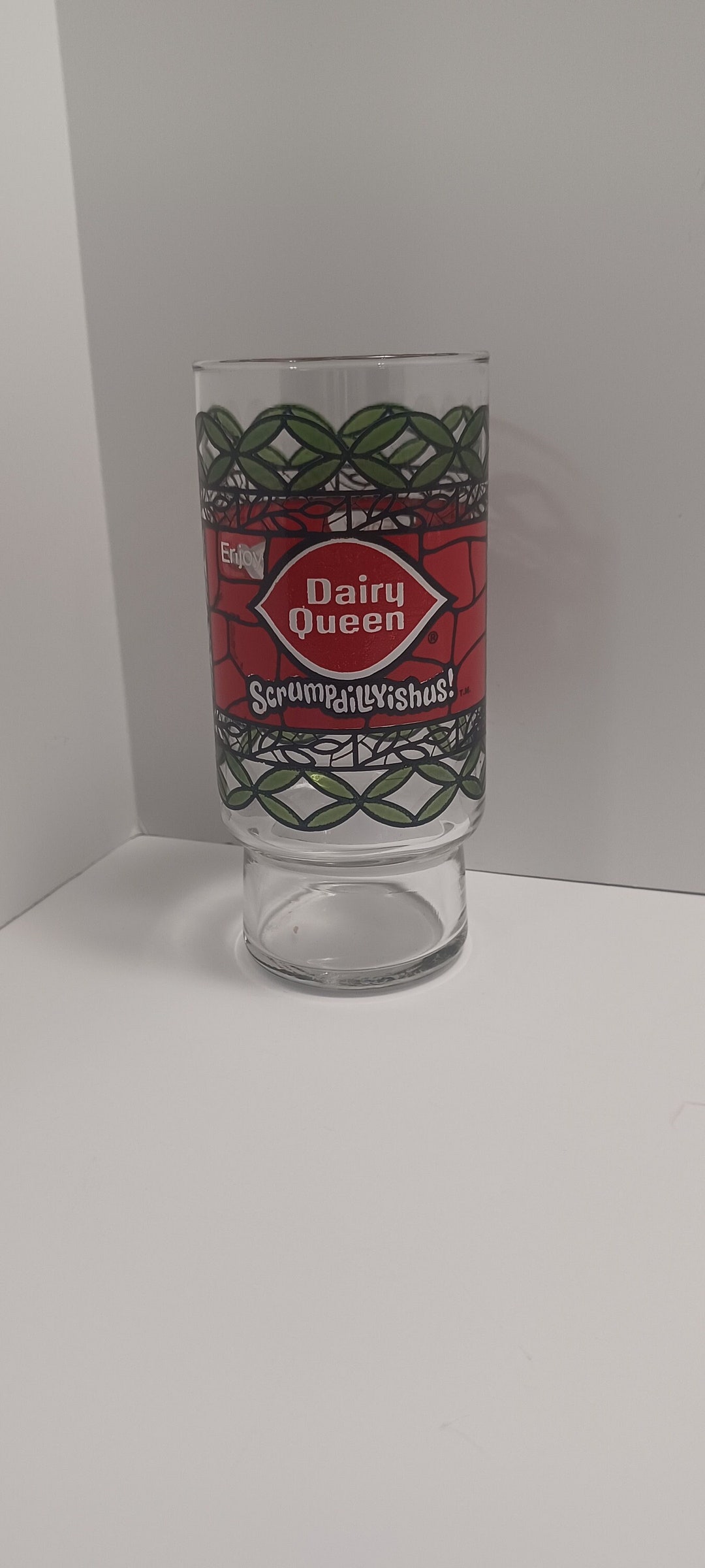 Coca Cola Vintage Dairy Queen Glass Dairy Queen Coca Cola Etsy Portugal