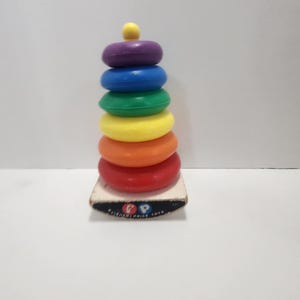 Fisher Price 1960s Stack and Play Rings - Stackable Toys - Fisher Price - Baby Toys - Vintage Toys - Stackable Rings - Toddler Toys