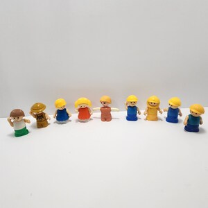 Playmates Playskool Figures Vintage 1970s and 1980s LOT Playskool
