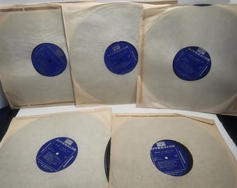 Vinyl Records Riverside History Of Classic Jazz LOT Of 5 - Riverside - Riverside Records - Jazz - Jazz Music - Jazz Records - Vinyl Records