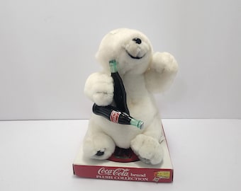 ヴィンテージ 1993年 ダキン コカコーラ ポーラーベア ぬいぐるみ 6