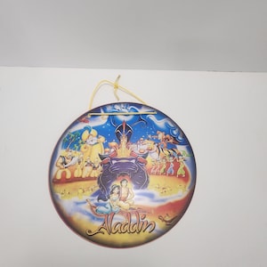 Disney Aladdin Commerative Sign - Signs - Wall Hangings - Disney - Aladdin - Disney Signs - Children&#39;s Room - Disney Aladdin