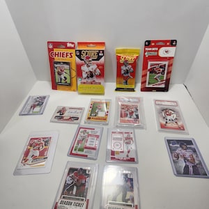 Cartes à collectionner NFL des Chiefs de Kansas City - Cartes à collectionner - Cartes de recrue - Cartes de maillot - Packs de cartes - Chiefs de Kansas City - Superbowl