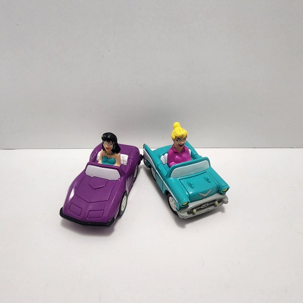 Archie Comics Betty and Veronica Toy Cars - Archie - Archie Comics - Vintage Toys - Toy Cars