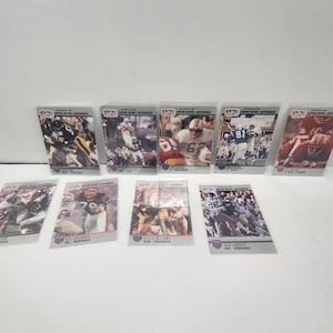 Lote de tarjetas coleccionables vintage de la NFL del Super Bowl de los años 90 - TCG - Tarjetas coleccionables - Super Bowl - NFL - Tarjetas de la NFL - Regalos de la NFL - Super Bowl