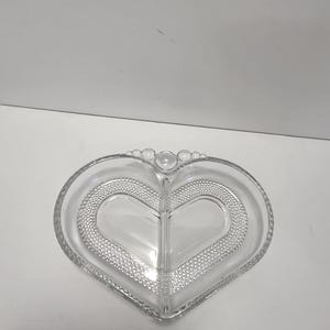 Duncan Miller Teardrop Heart Shaped Candy Dish - Dish - Serving Dish - Candy - Candy Dish - Hearts - Heart Shaped - Teardrop - Duncan Miller
