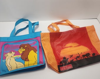 Lion King Disney Vintage Bags Purse Movies Lunchbag - Disney - Disney Bag - Movies - Theater Bag - Disney - The Lion King - Lion King Bag
