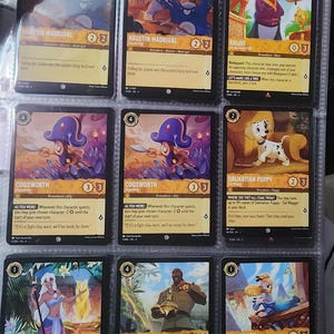 Disney Lorcana Mystery Lot of 60 Trading Cards - Lorcana - Disney Cards - Disney Gift - Tcg - Trading Cards - Lilo - Little Mermaid