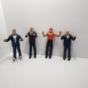 Wwe Wrestling Action Figures Managers Edition - Wwe - Wwf - Worstelspeelgoed - Worstelfiguurtjes - Paul Heyman - Hulk Hogan - Actiefiguren