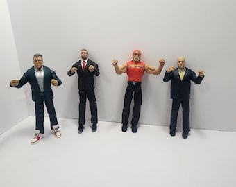 Wwe Wrestling Action Figures Managers Edition - Wwe - Wwf - Wrestling Toys - Wrestling Figurines - Paul Heyman - Hulk Hogan - Action Figures