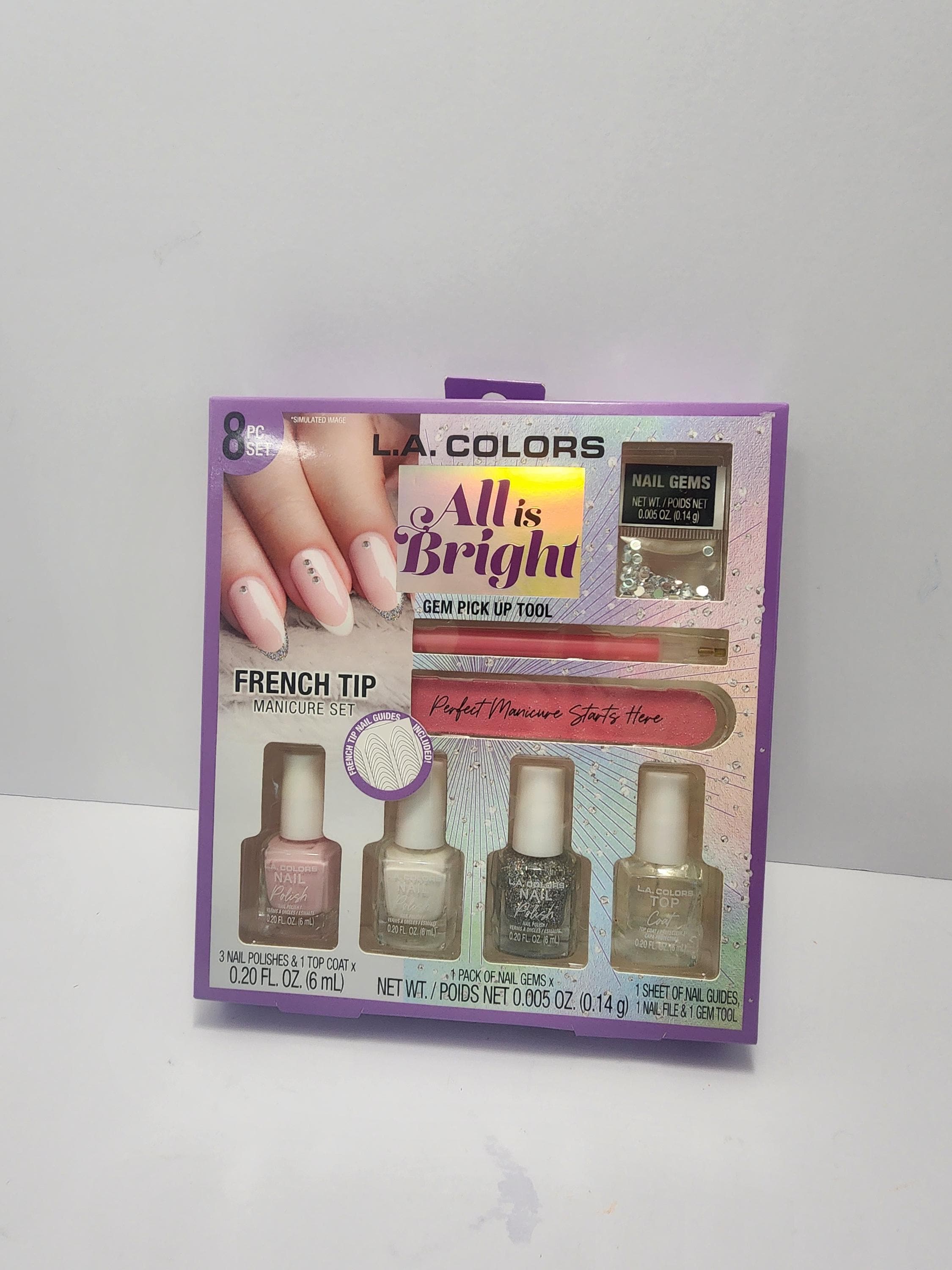 LA Colors All is Bright French Tip Nail Kit - Nails - French Tip
