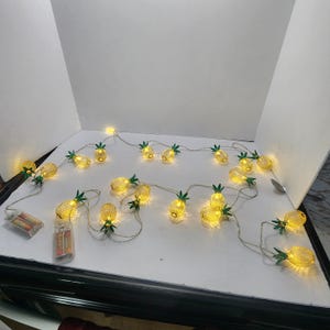 Pineapple Themed Party String Lights SET of 2 - Pinneapple - Pinneapple Theme - String Lights - Hanging Lights - Party Lights - Hawaiian