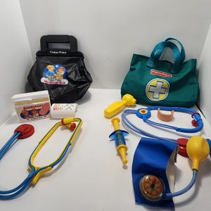 Fischer-Preis-Pretend Play Medizin-Sets - Pretend Play Arzt-Sets - Arzt Spielzeug - Kleinkind Spielzeug