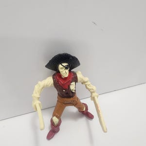 Captain Pirate Eye 2000s Pirates Of The Caribbean Action Figure - Pirates - Pirate Toys - Pirates Of The Caribbean - Vintage Toys - Toys