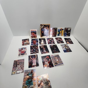 NBA Basketball 1990er Jahre Karten Lot - NBA- Basketball - Trading Cards - Basketball Karten - Sportkarten - 90er Jahre - Vintage Basketball