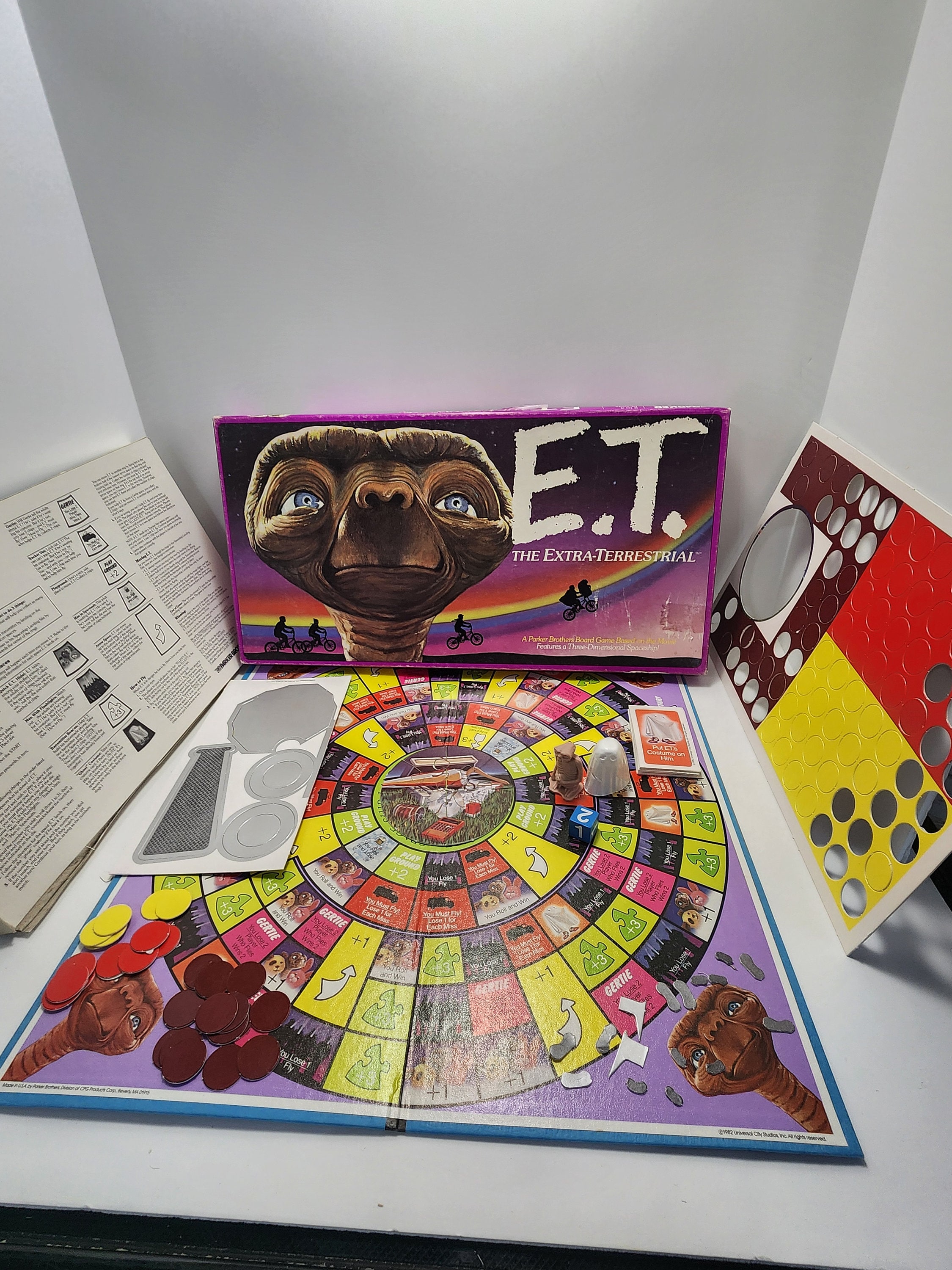 Ancien Jeu De Société E.T. L'extra-terrestre Par Miro Meccano - Édition 1982 - Complet Mais Avec Petit Défaut