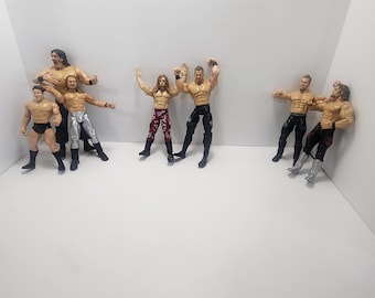 オリジナルパック入り、現在人気のWWEメタルダイキャストフィギュア6体