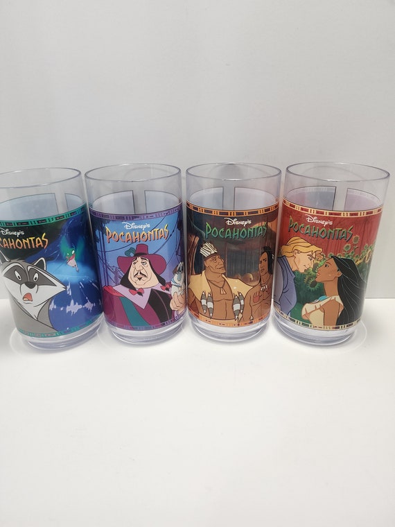 Walt Disney Classic Pocahontas Glasses Collectable Burger King 1995 - Disney  - Disney Glasses - Burger King Glasses - Pocahontas - Etsy Hong Kong