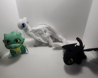 How To Train Your Dragon Stuffed Animal Plushies - Plush - Stuffed Animals - Dragons - Dragon Toys - How To Train Your Dragon