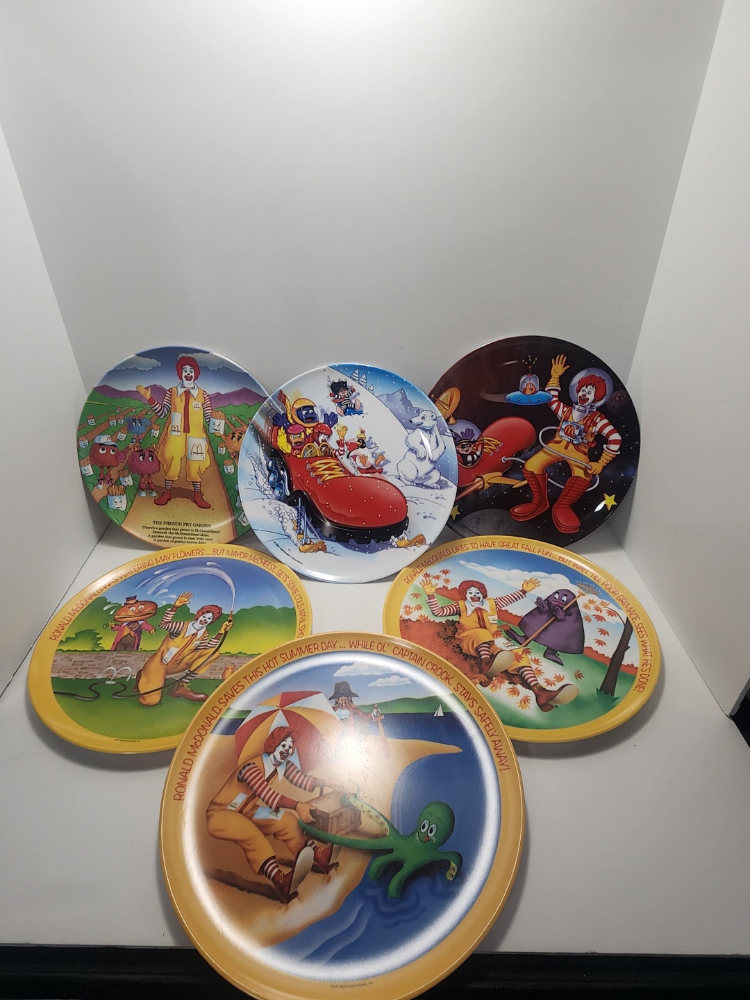 Ronald Mcdonald Collector Plates 1970s Through 2000s Ronald Mcdonald