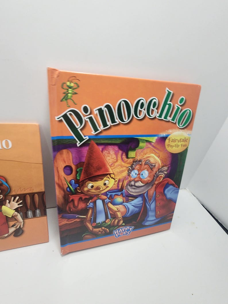 Pinocchio Insect Pinocchio Vintage Pop up and Fairytale Books LOT of 2 - Pinocchio - Pop ...