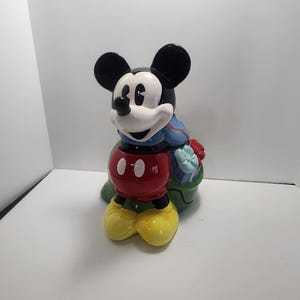 Disney Mickey Mouse Vintage Ceramic Cookie Jar - Cookies - Cookie Jar - Ceramic Cookie Jar - Mickey Mouse - Disney - Kitchen - Mickey