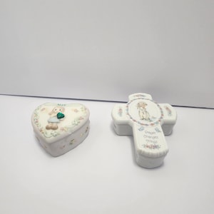 Precious Moments Ceramic Trinket Boxes - May - Precious Moments - Trinkets - Trinket Box - Prayer - Religious Gift - Religion