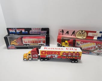 Kansas City Chiefs Collectable Semi Trucks - Semis - Trucks - Semi Trucks - Kansas City - Kansas City Chiefs - Nfl - Nfl Trucks
