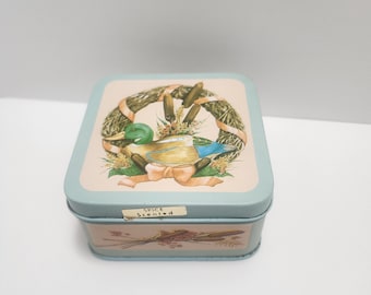 Mallard Duck Vintage Tin - Tins - Collectable Tins - Ducks - Mallard Ducks - Duck Hunting - Hunting Decor
