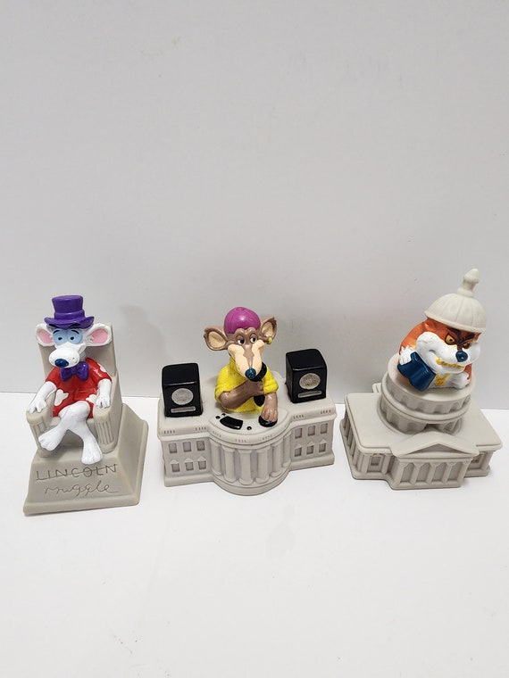 Vintage 1992 Capitol Critters Burger King Toys Capitol Critters