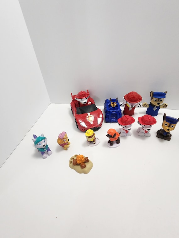 Paw Patrol Action Figures Lot Paw Patrol Paw Patrol Toys Paw Patrol Figures Disney Disney Junior Dogs Pet Toys Etsy Denmark