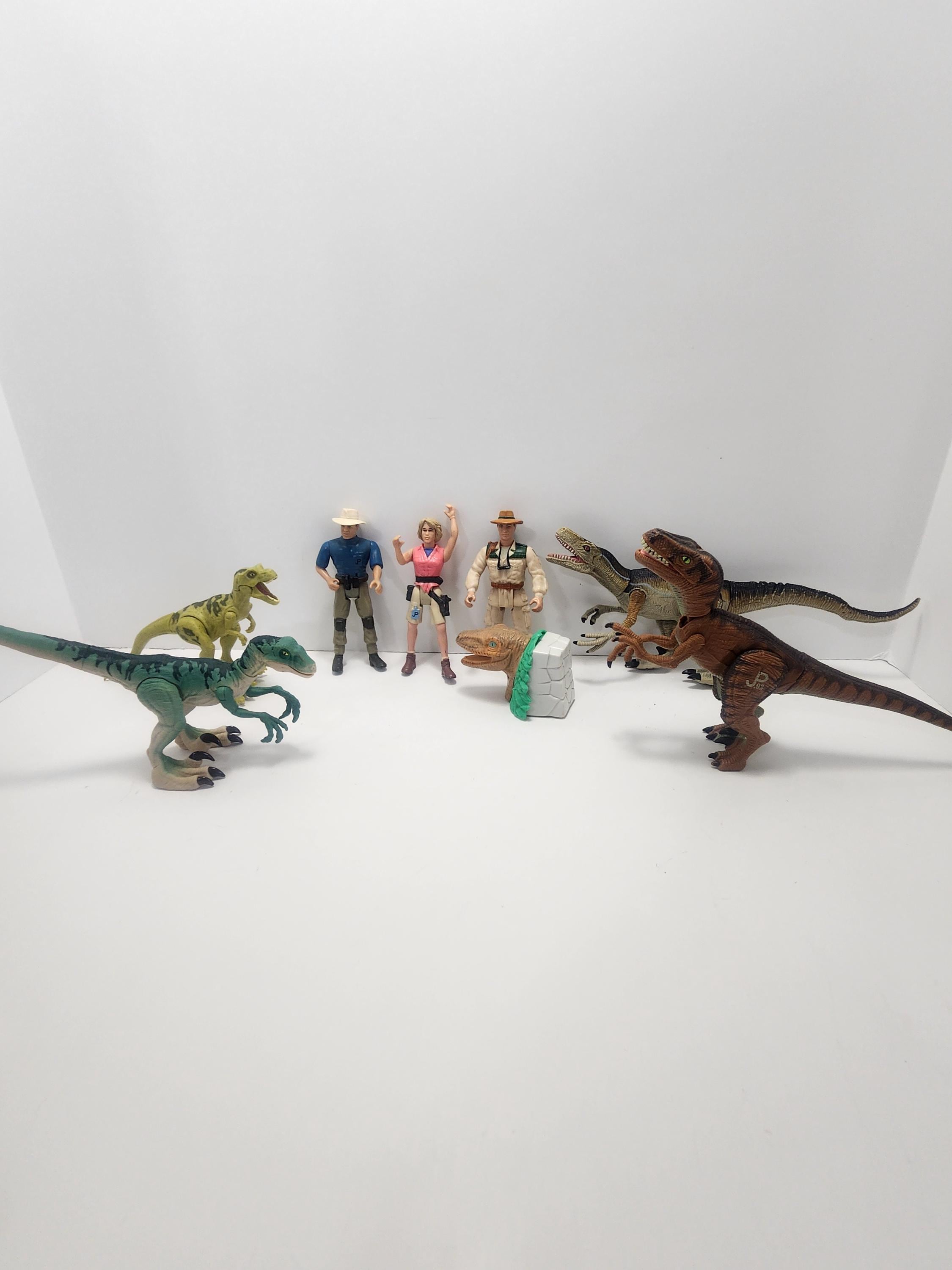 90s Kenner ジュラシックパーク　フィギュア　アメトイ　まとめ売り ジュラシック・パーク 1990年代 ヴィンテージ アクションフィギュア