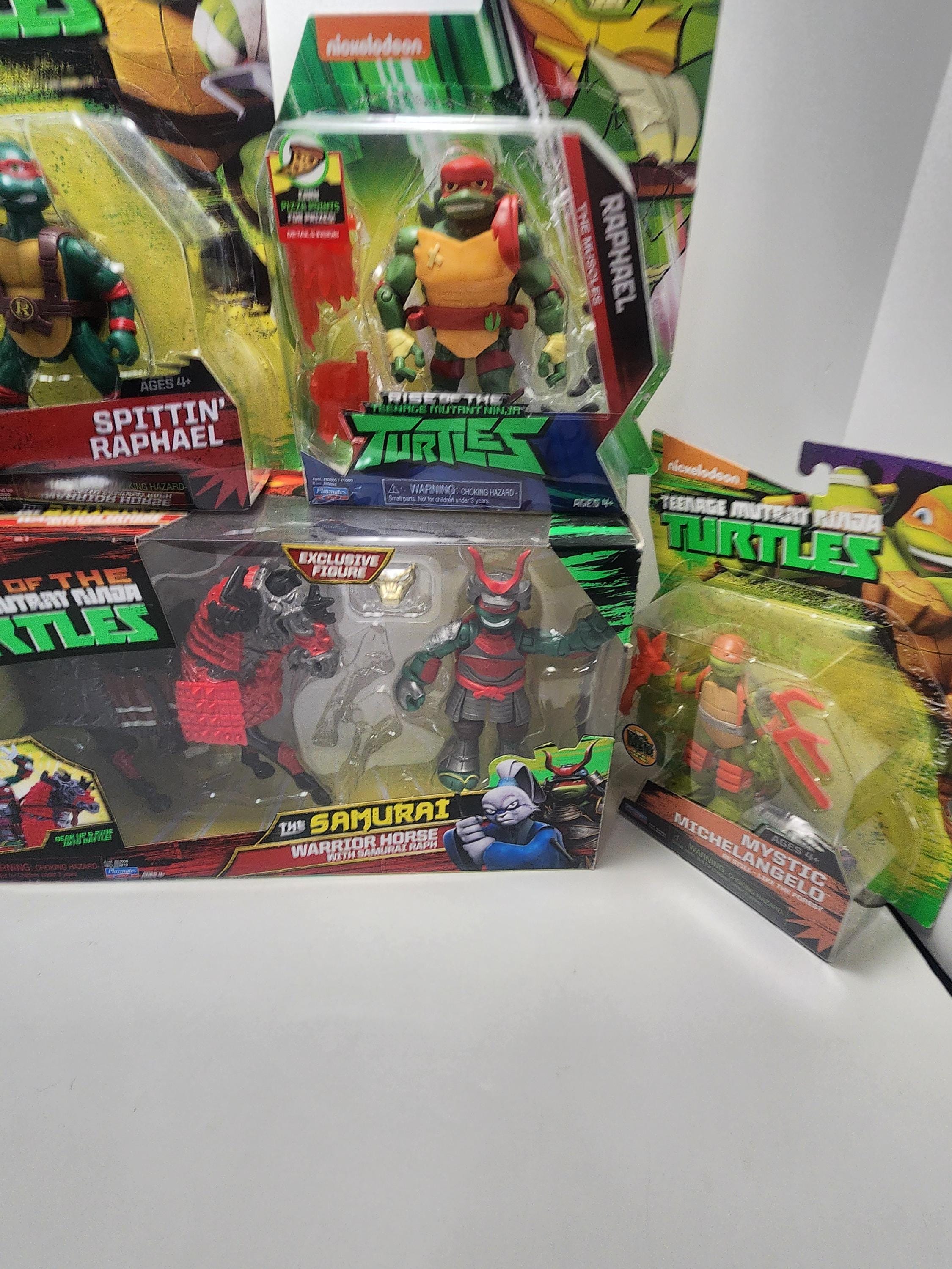 Teenage Mutant Ninja Turtles Action Figures - Splinter - Raphael - TMNT ...