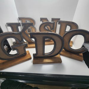 Oversized Wooden Letter Decor Pieces - Letters - Big Letters - Decor - Wood Letters - Vintage Decor - Names - Housewarming - Letters
