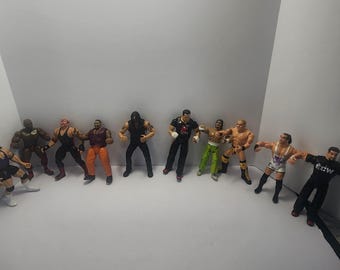 1990's WwF & ECW Wrestling Action Figures - Ecw - Wwf - Wwf Toys - Wrestlers - Wrestling Action Figures - Wrestling Gifts - Wrestling Toys