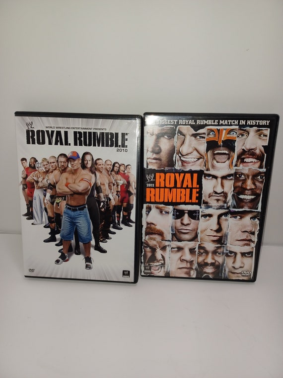 WWE Royal Rumble Dvds Wwf Wwf Wwe Wrestling Dvds John Etsy