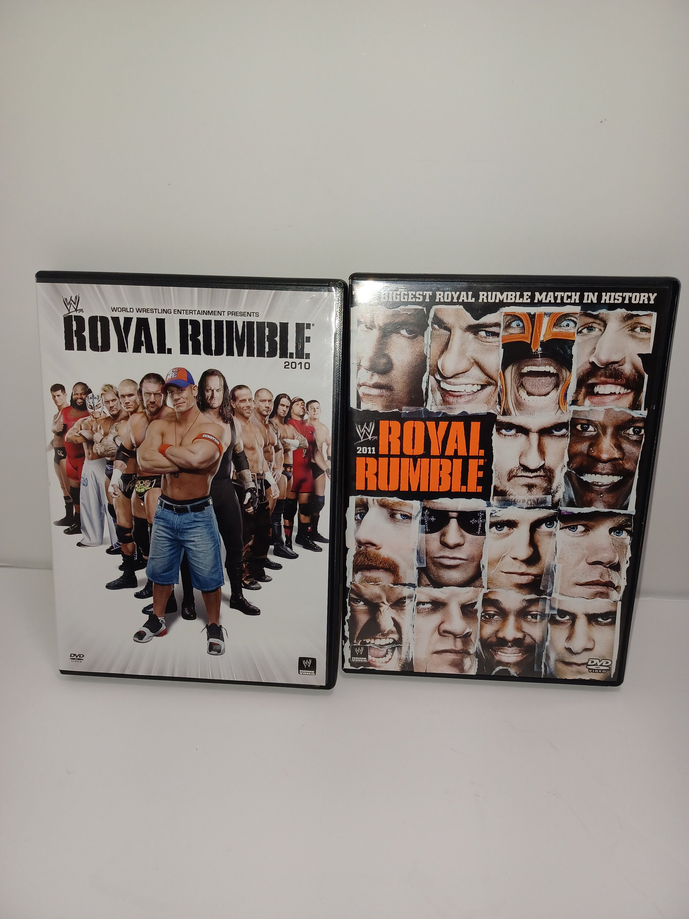 WWE Royal Rumble Dvds Wwf Wwf Wwe Wrestling Dvds John Etsy