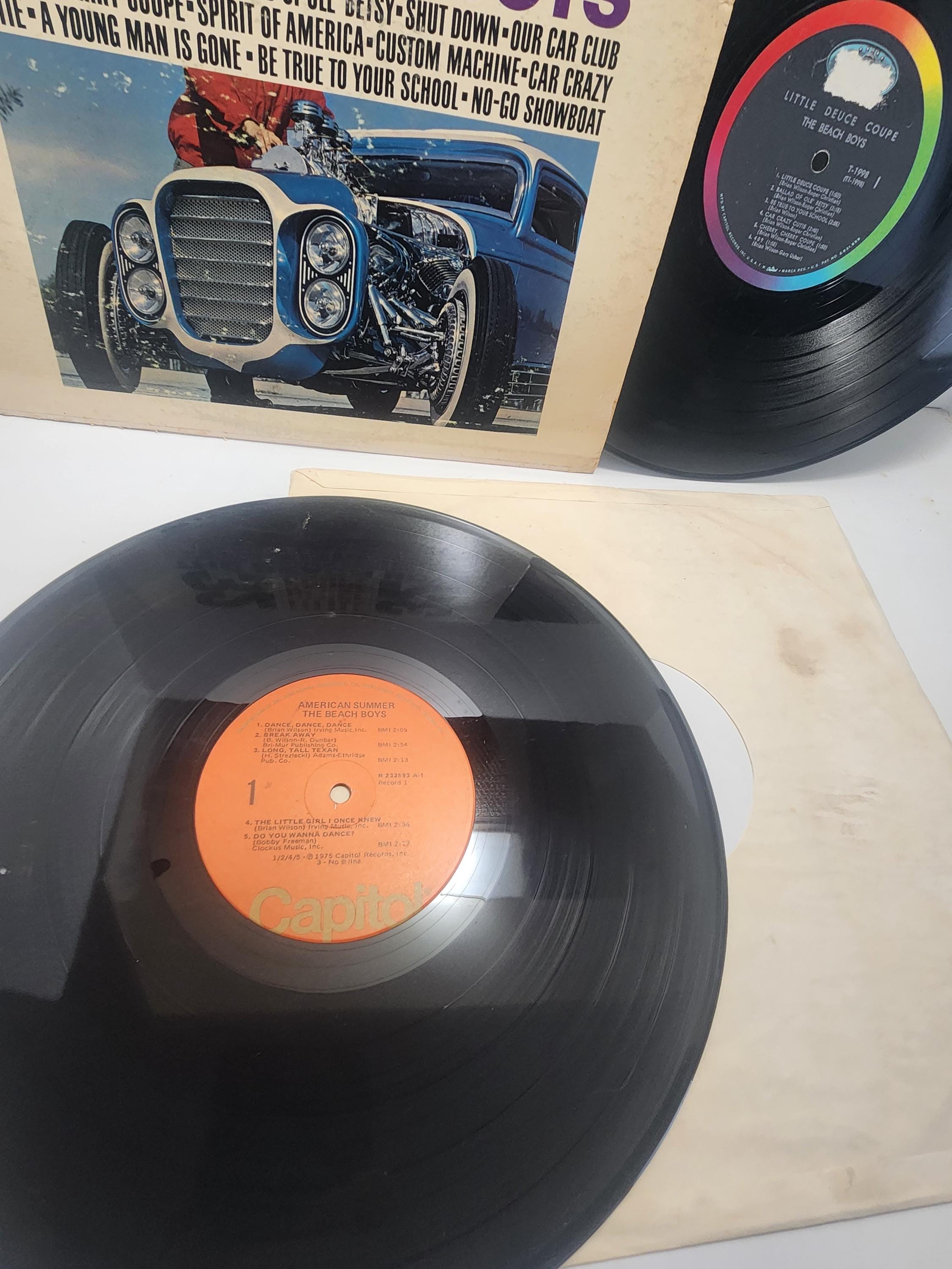 The Beach Boys 1970s Little Deuce Coupe Vinyl Record - the Beach