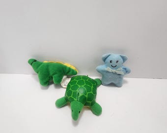 ヴィンテージ 1990 年代 ぬいぐるみフィギュア 3 個セット - リバティ