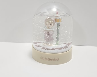 Vintage 1983 Precious Moments Joy To The World Snowglobe - Snowglobe - Snow Globe - Precious Moments - Joy - Joy To The World - Christmas