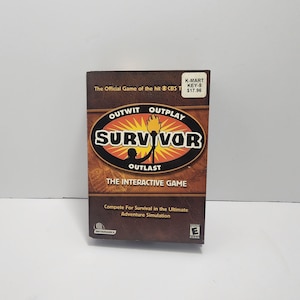Survivor: The Interactive Game for PC, released by Infogrames in 2001 - PC Games - Survivor - Survivor Games - PC- Computer Games