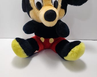 1979 Disneylan Mickey Mouse Vintage Stuffed Animal Plushie - Plush - Plushies - Mickey Mouse - Stuffed Animals - 1970's - Disney Gifts