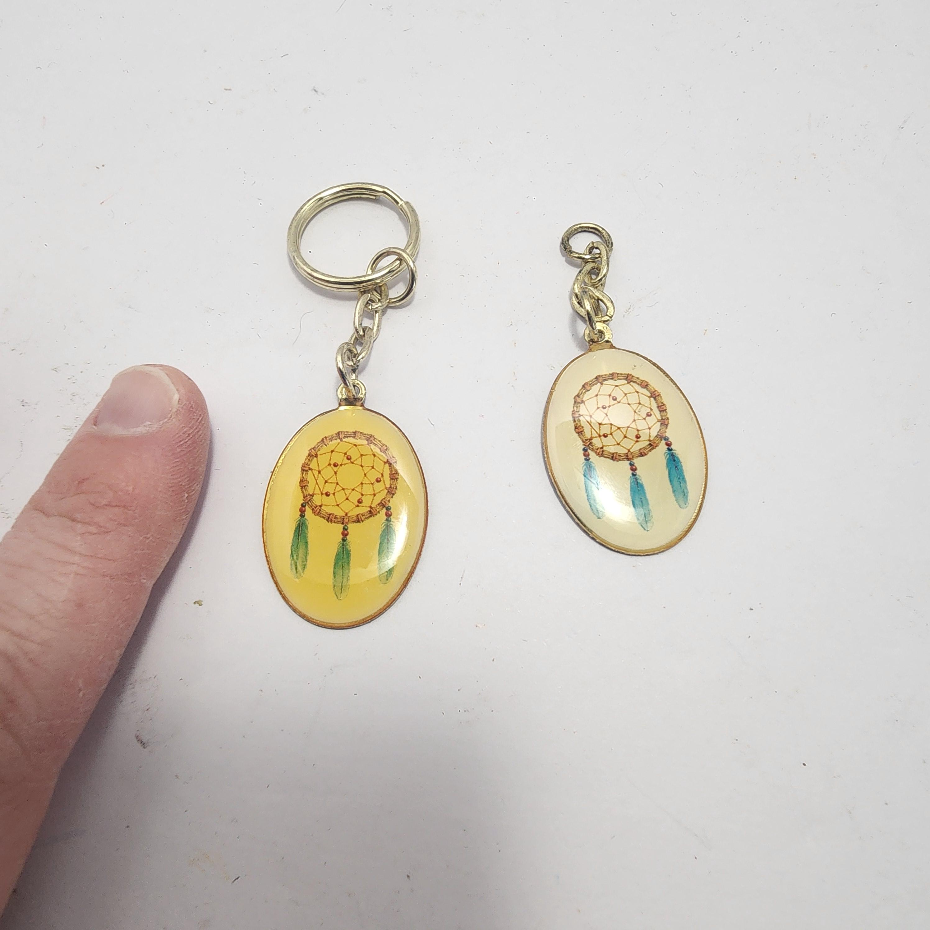 1970's Vintage Dreamcatcher Themed Keychain Charms LOT of 2 ...